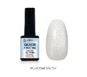 UV/LED gel Top coat effect - White glitter 11 ml